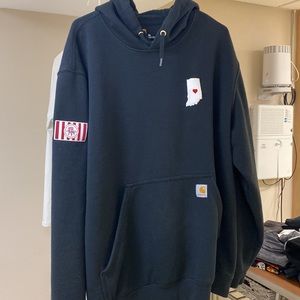 Indiana Hoosier Hoodie Barstool Bets exclusive Carhartt